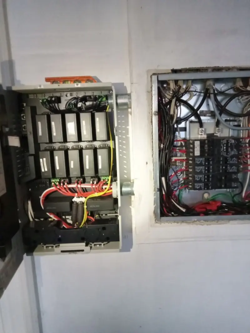 Electrical panel upgrade completed for Carbon Monoxide Detector Installation in Prien